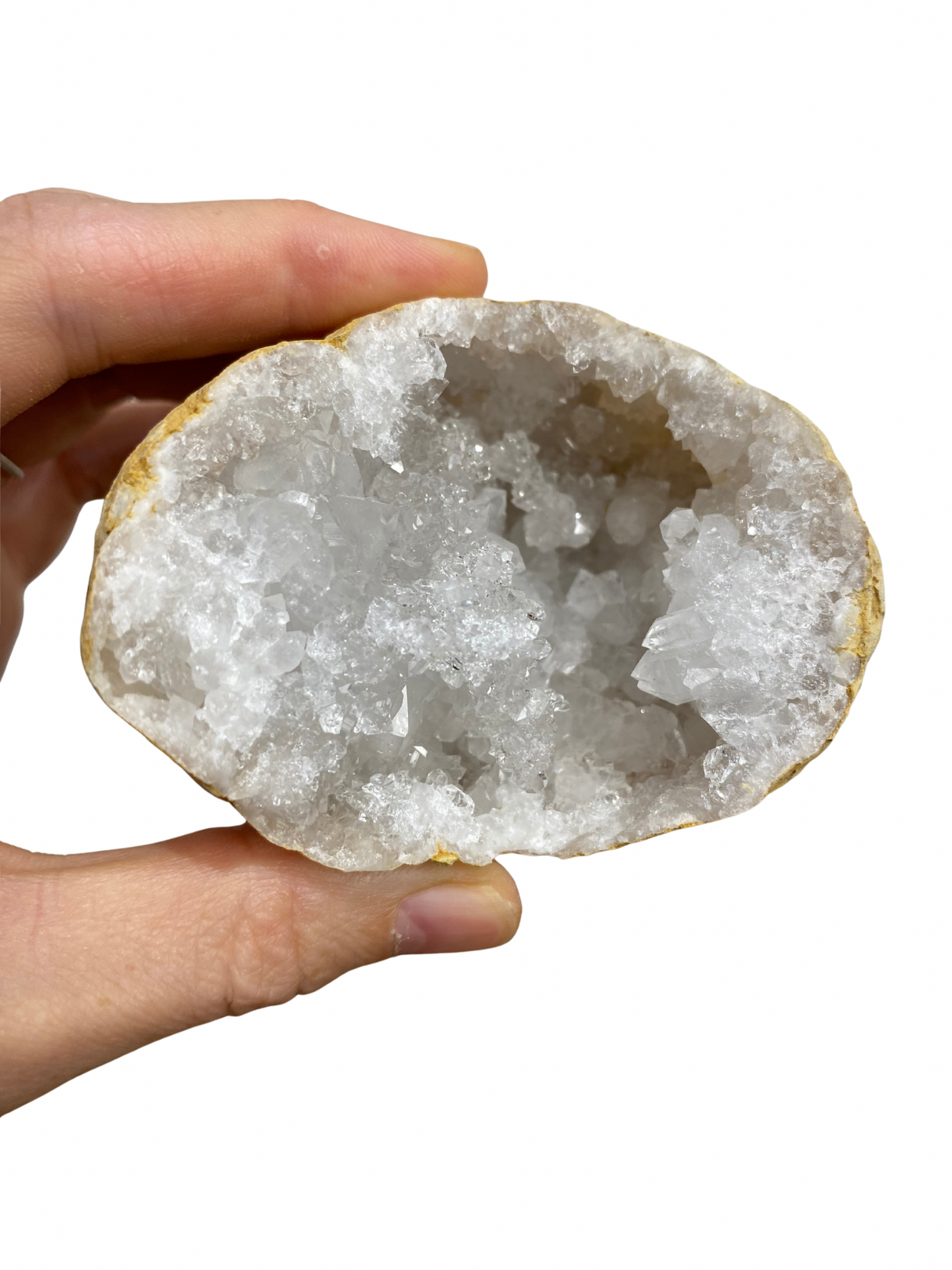 Kwarts geode half 2 (Marokko)