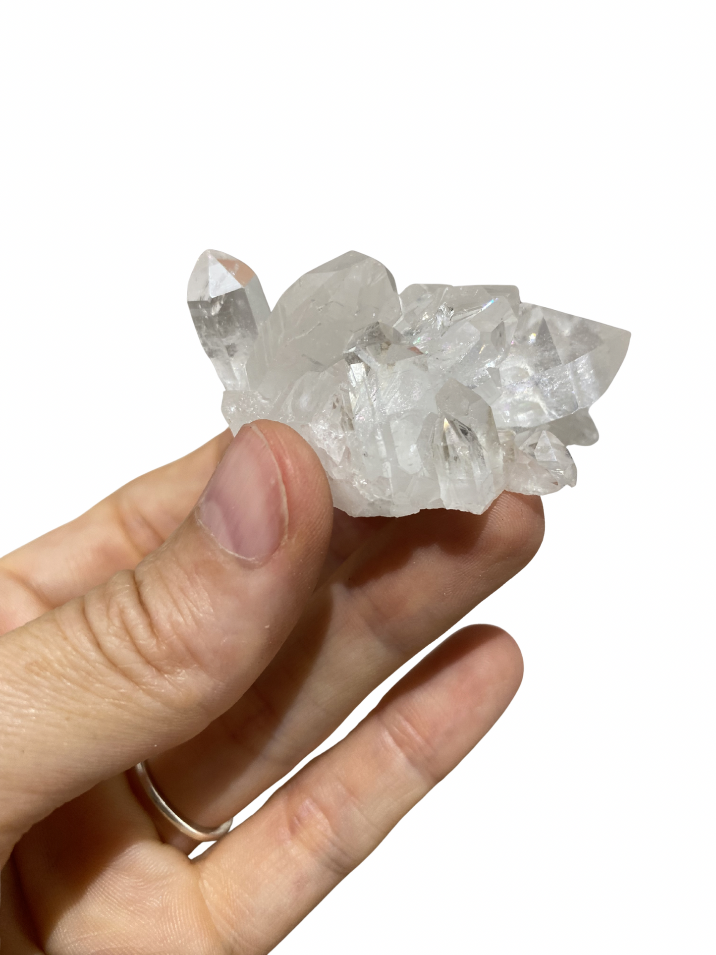 Bergkristal cluster (Brazilië)