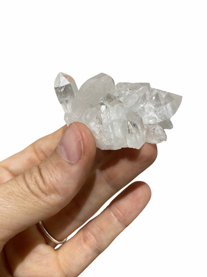 Bergkristal cluster (Brazilië)