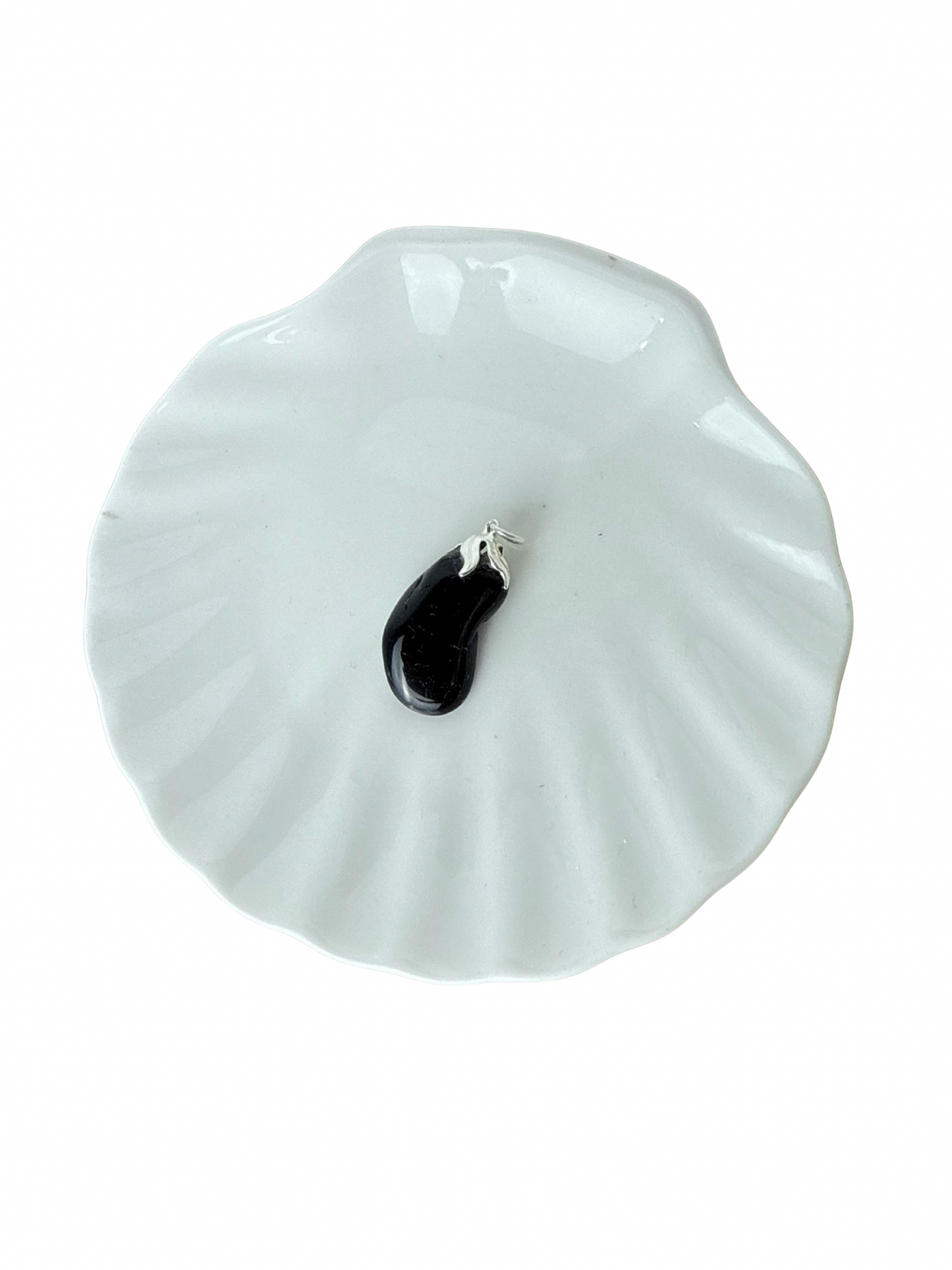Olivia tumbled stone pendant Black Tourmaline
