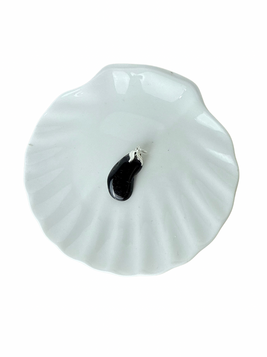 Olivia tumbled stone pendant Black Tourmaline
