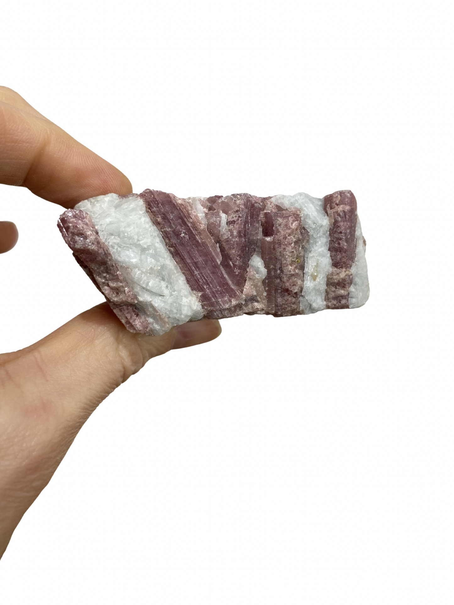 Ruwe Roze Toermalijn brok (Rubeliet) 1