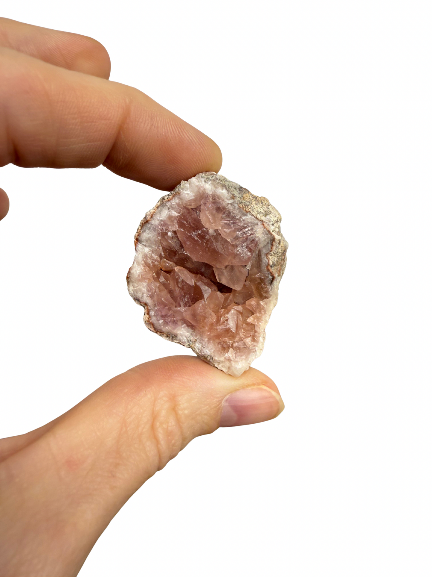 Roze Amethist geode uit Patagonië 2