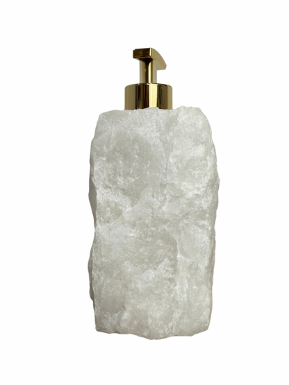 Zeeppomp van Bergkristal goud 1