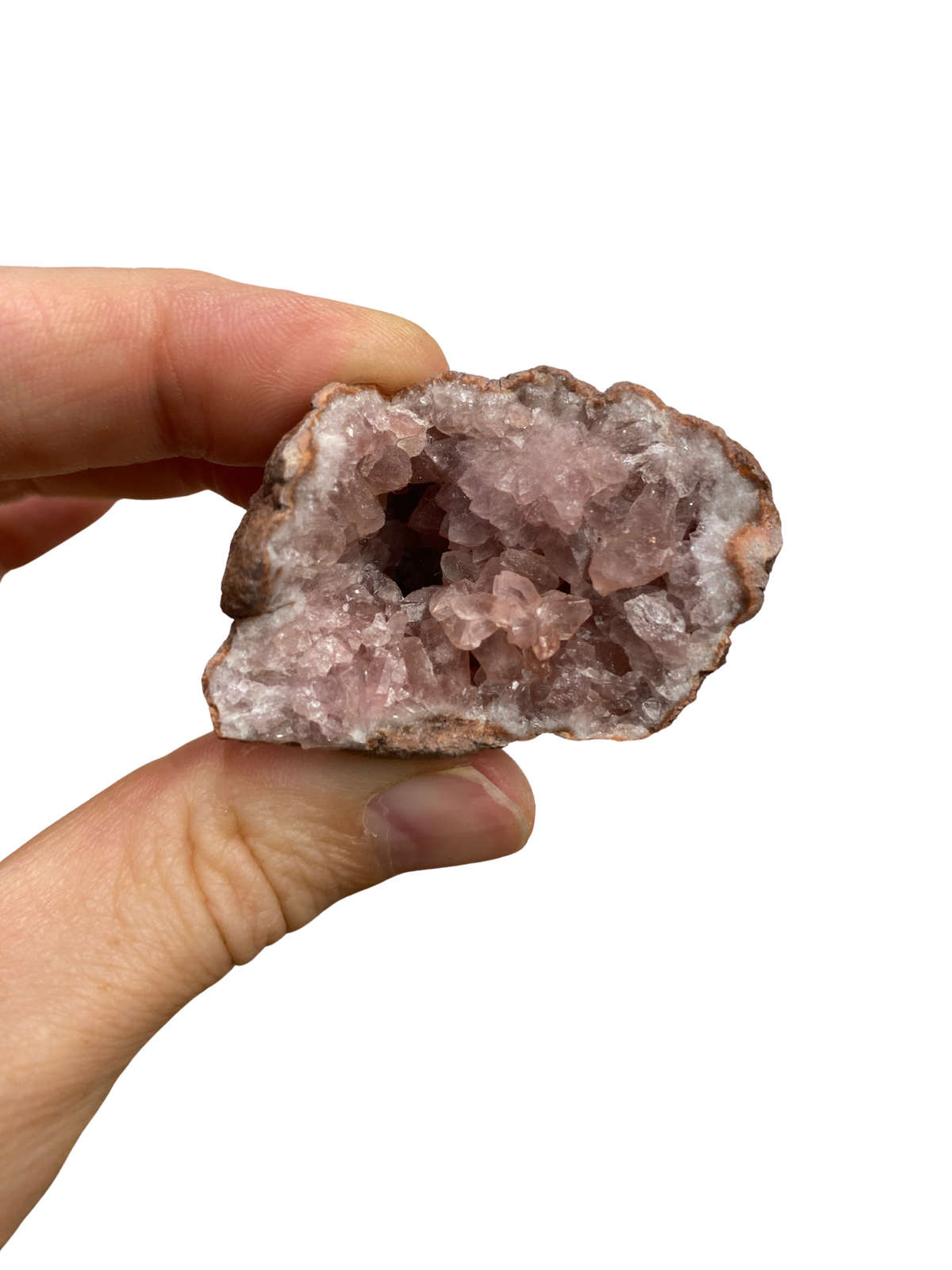 Roze Amethist geode uit Patagonië (Argentinië) 4