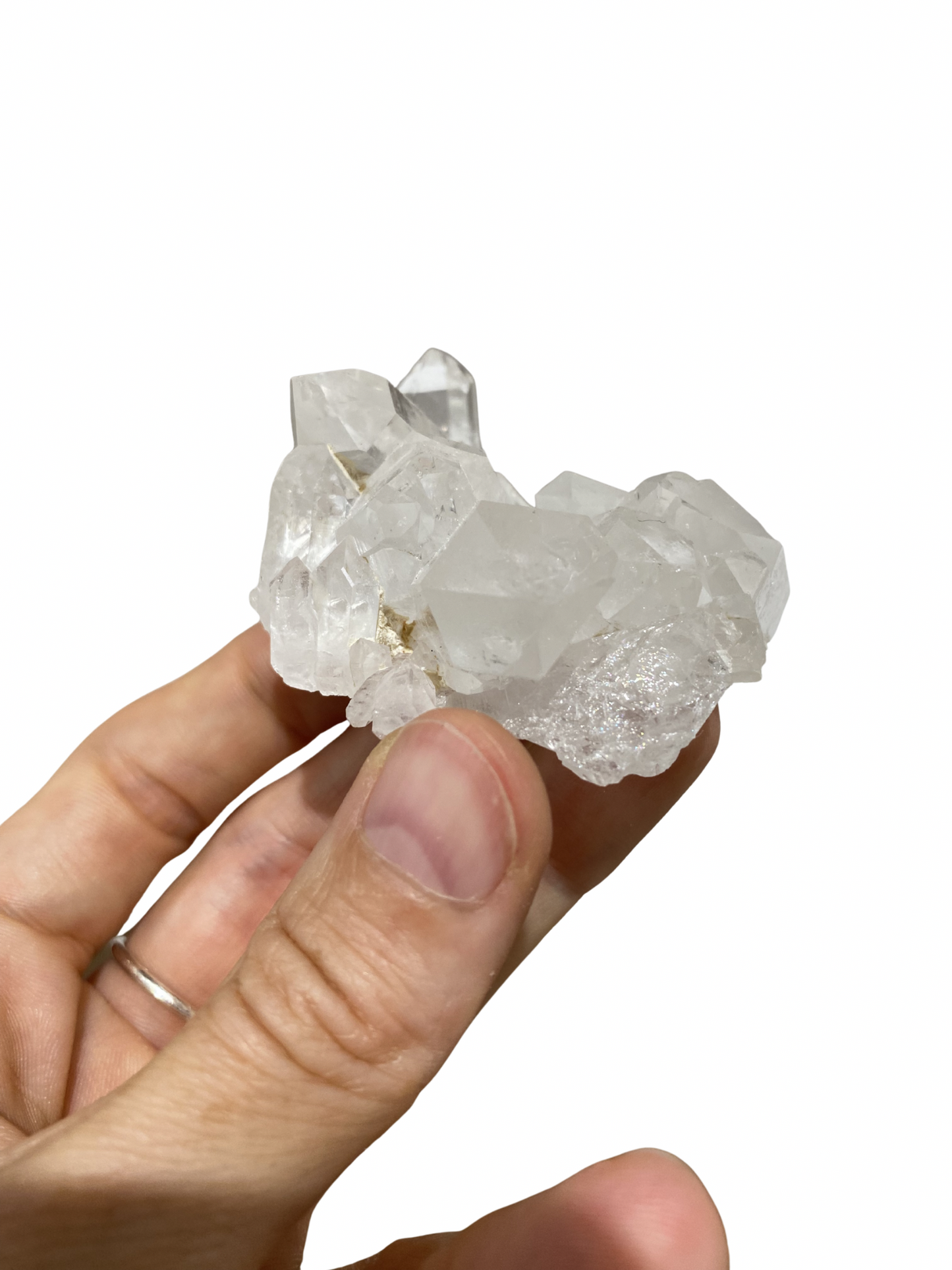 Bergkristal cluster (Brazilië)