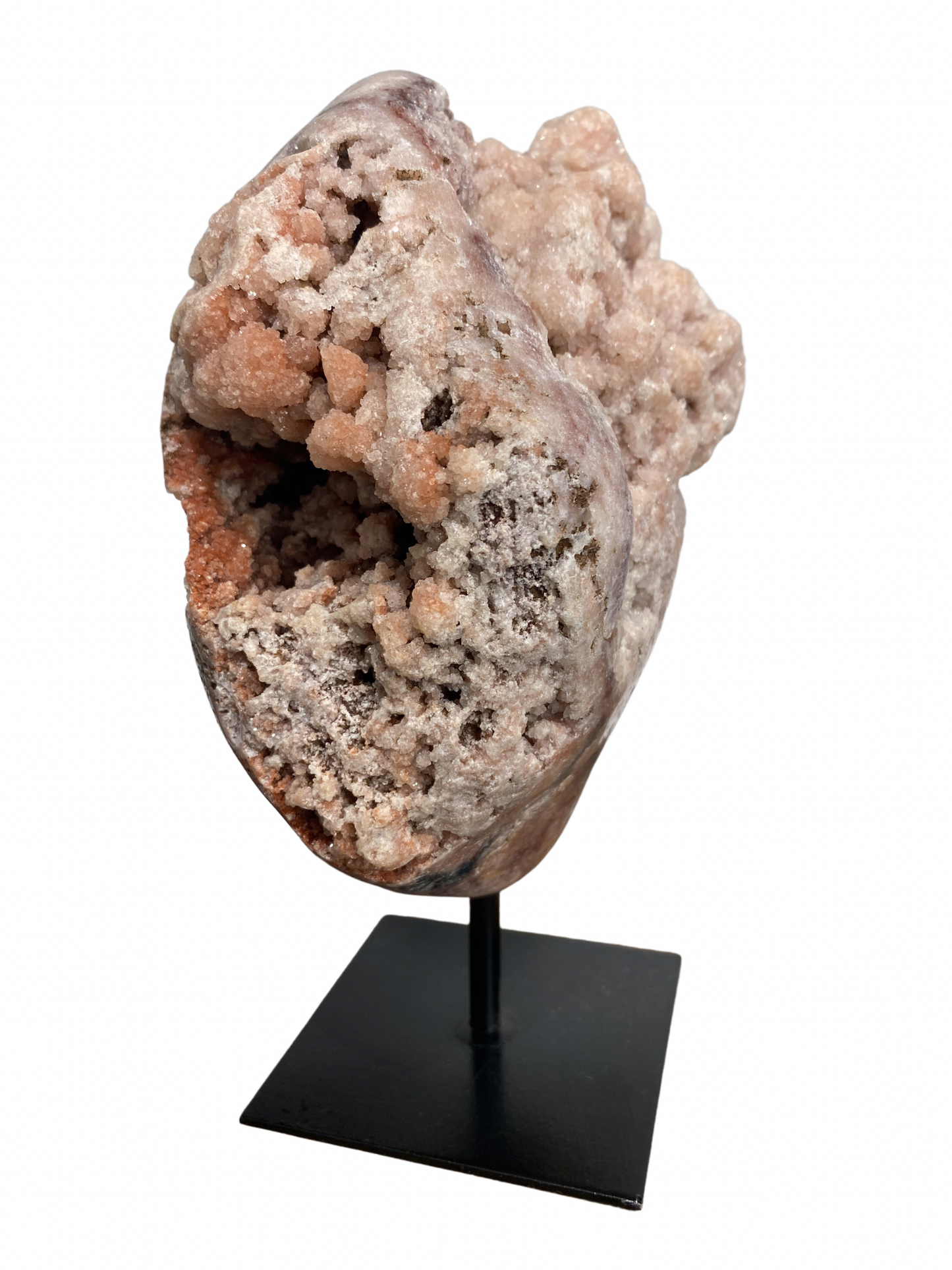 Pink Amethyst (Chalcedony) on stand