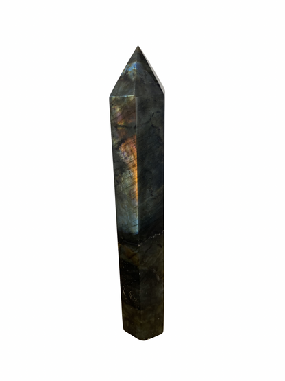 Pink Flower Agate Tower 2