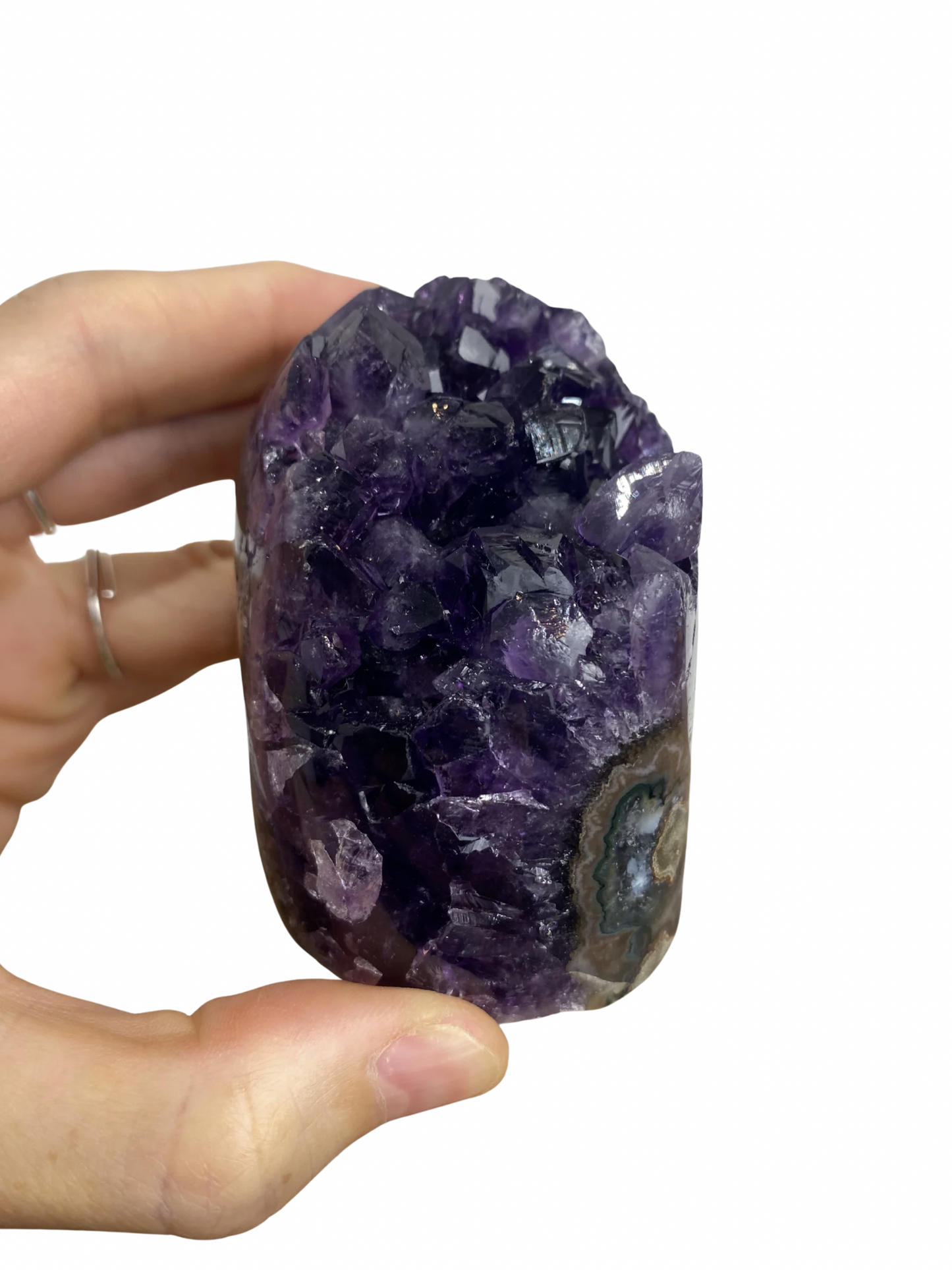 Galaxy Amethyst on stand
