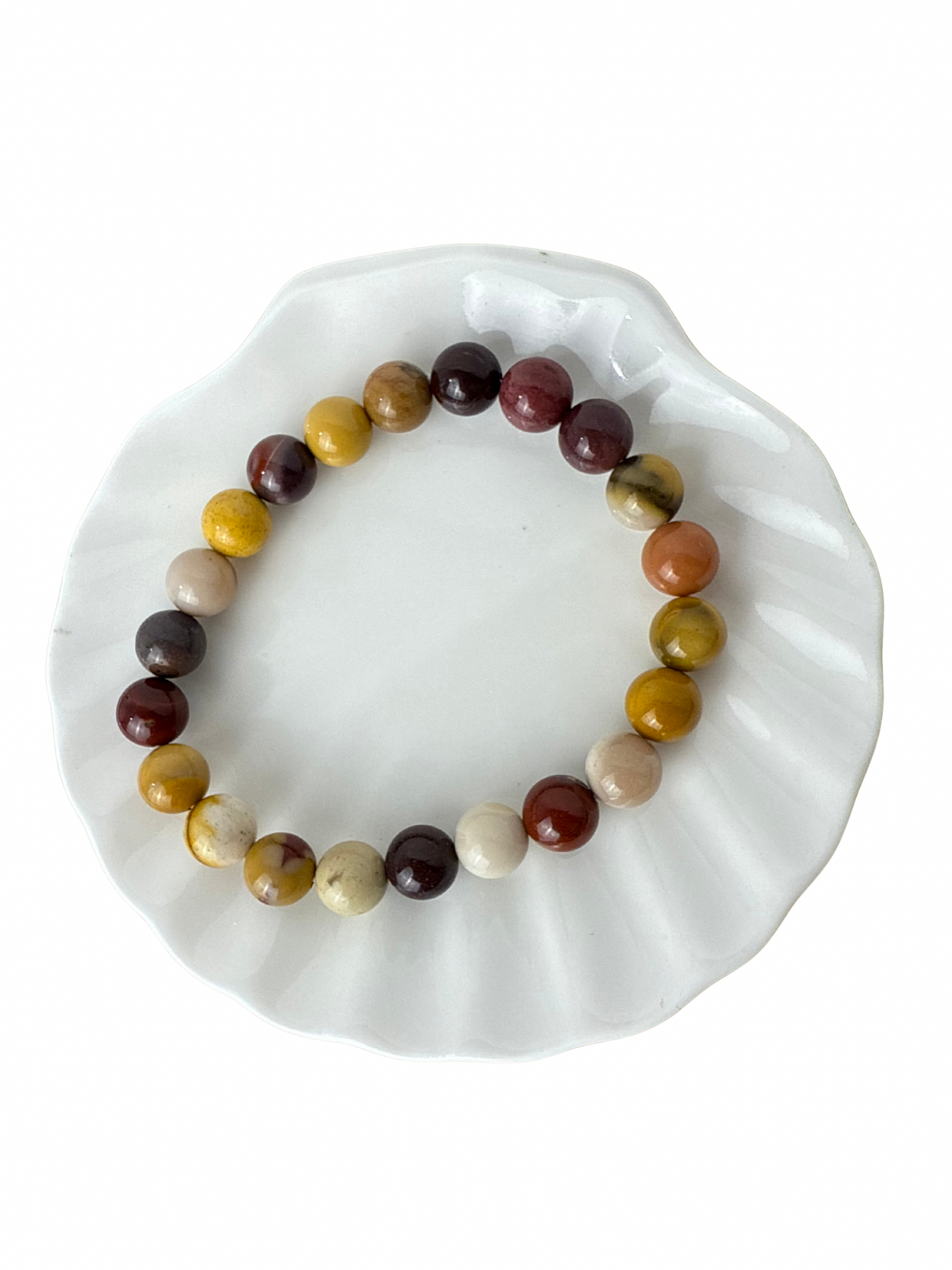 Mookaiet kogelarmband 8 mm