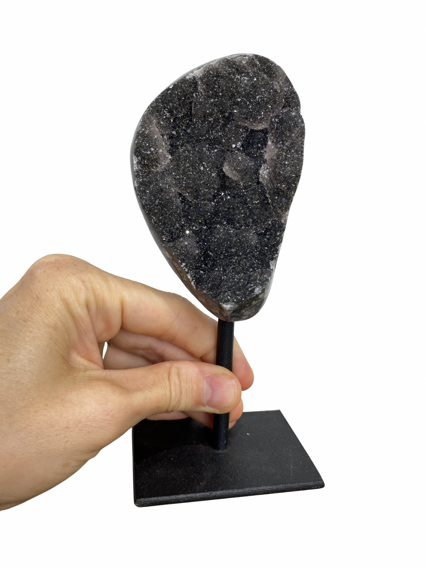 Galaxy Amethyst on stand