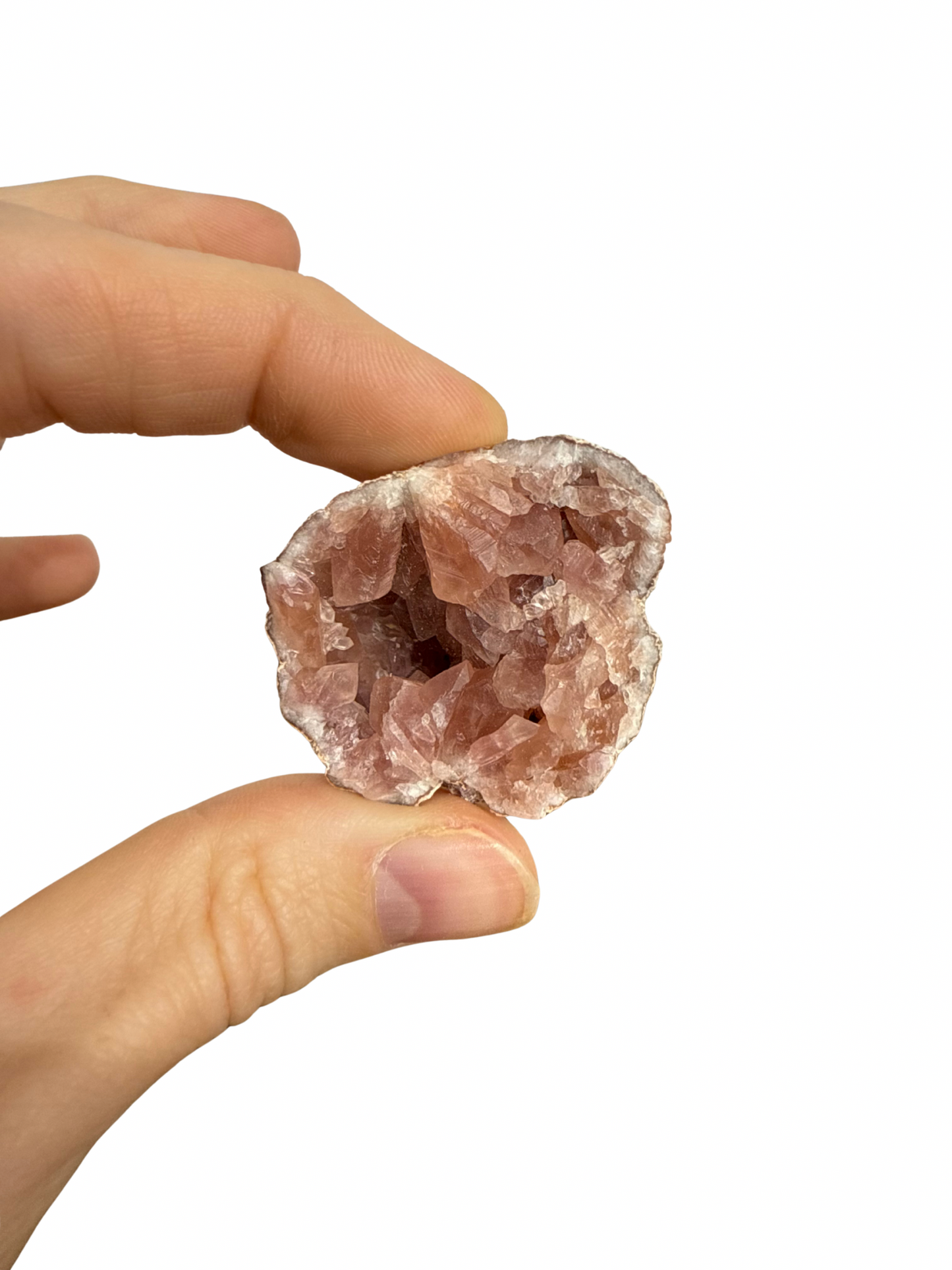Roze Amethist geode uit Patagonië 6
