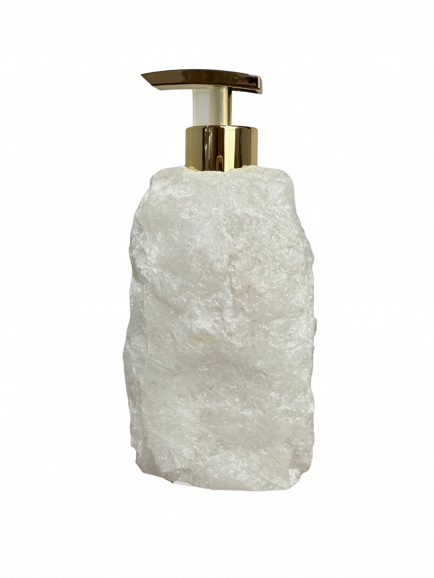 Zeeppomp van Bergkristal goud 3