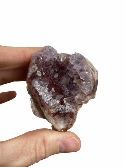 Roze Amethist (Chalcedoon) op standvlak 3