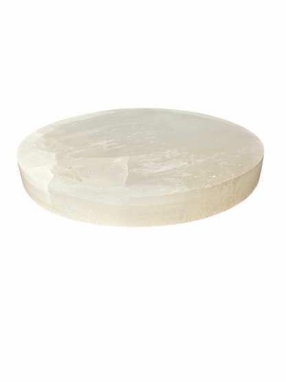 Selenite charging disc round 15 cm