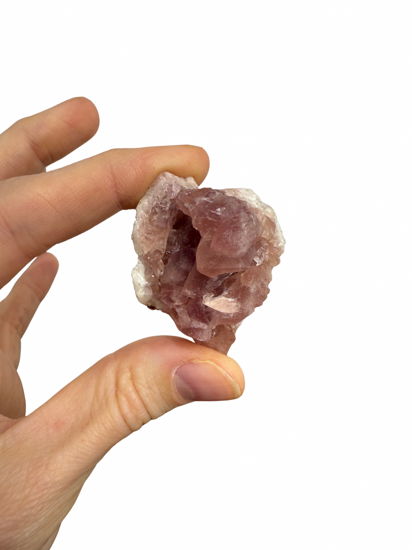 Roze Amethist geode uit Patagonië 3