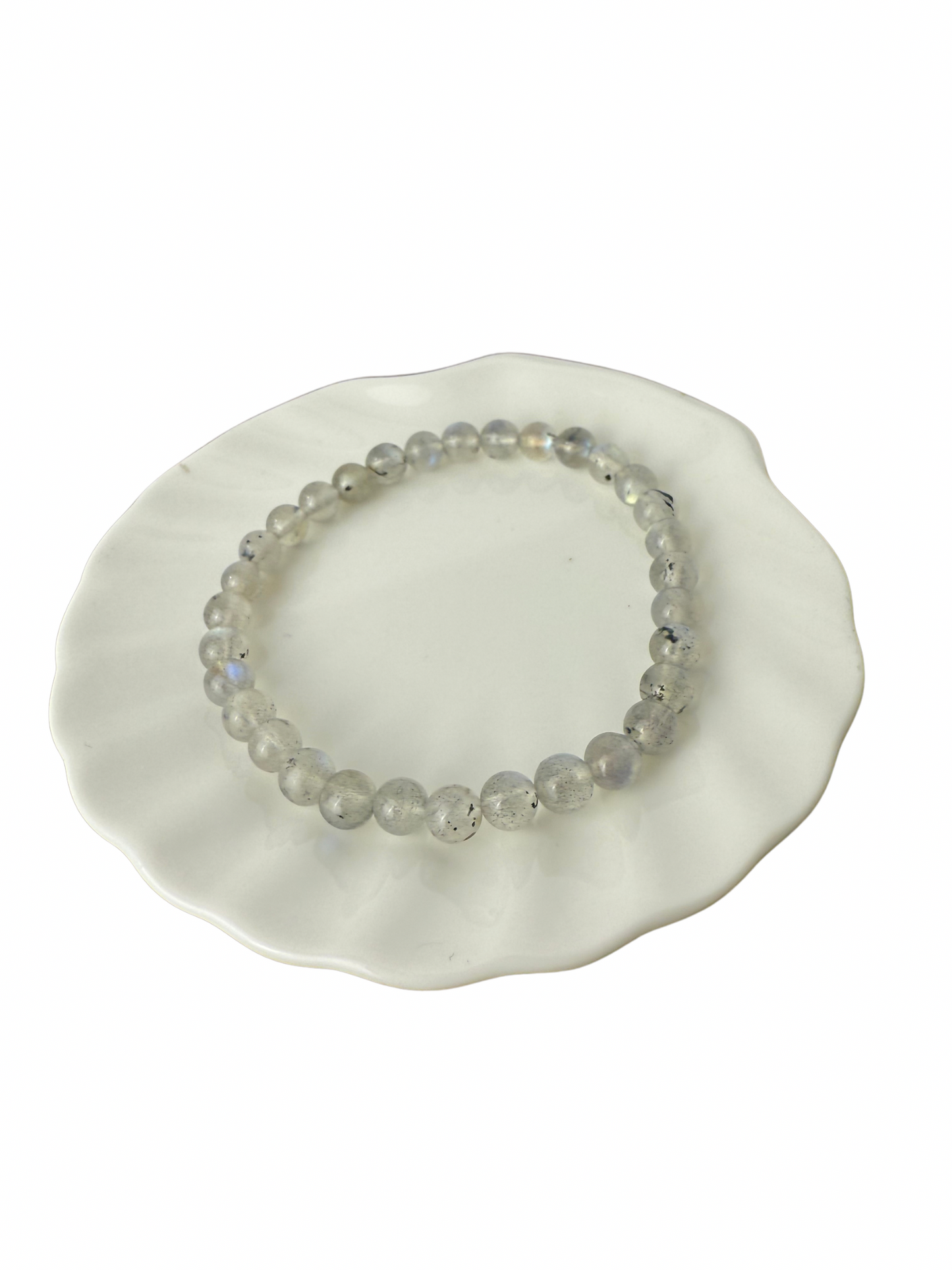 Labradorite bracelet ball 6 mm