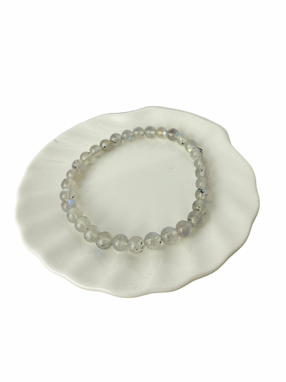 Labradorite bracelet ball 6 mm