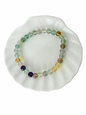 Fluorite bracelet ball 6 mm