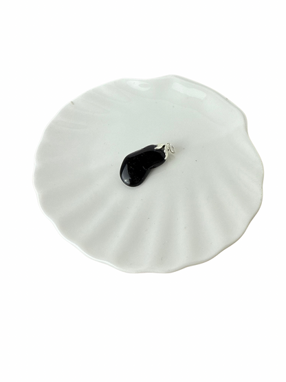 Olivia tumbled stone pendant Black Tourmaline