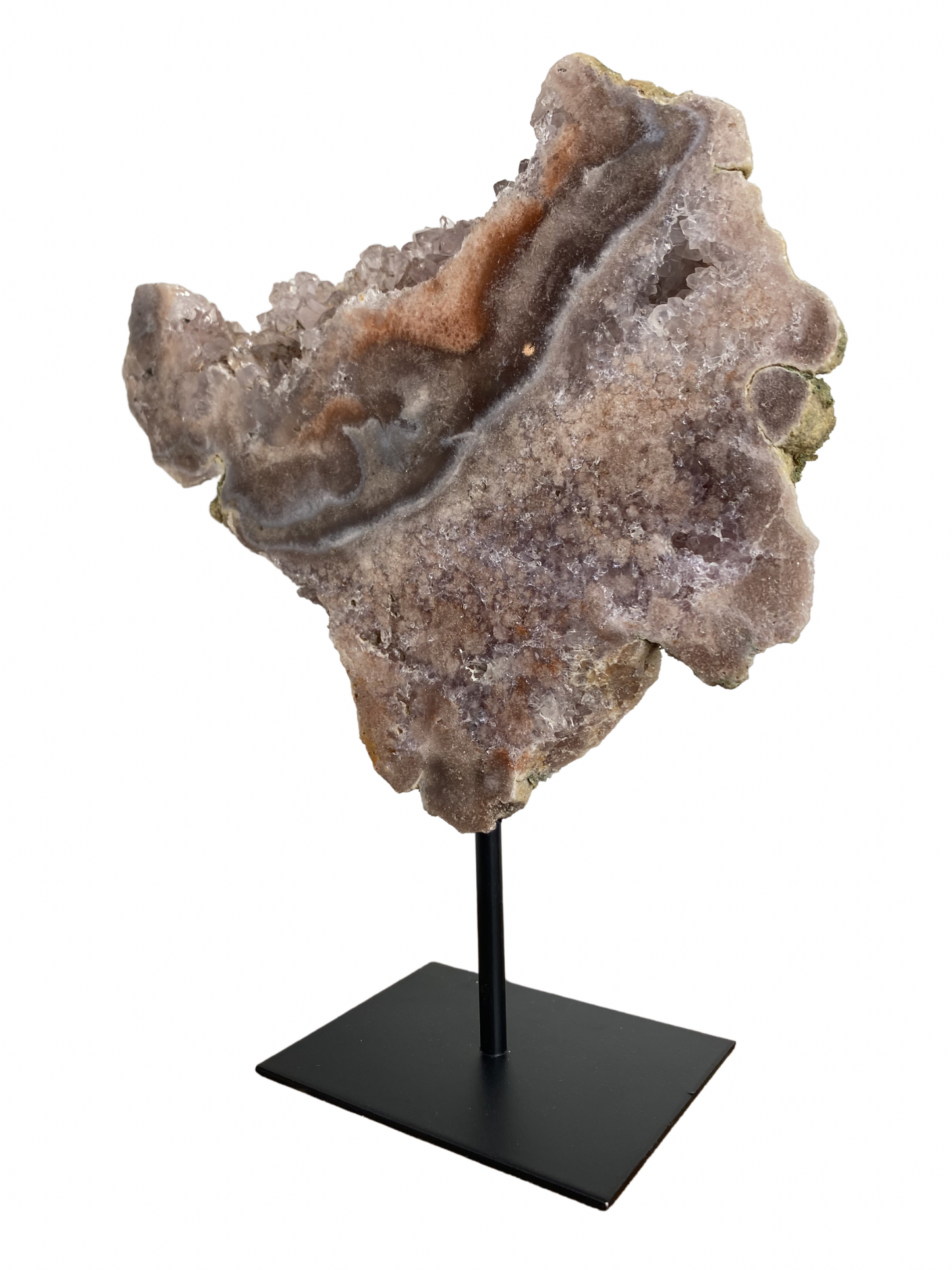 Pink Amethyst (Chalcedony) on stand