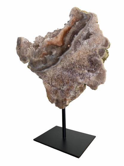 Pink Amethyst (Chalcedony) on stand