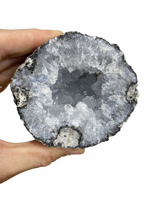 Blauwe Chalcedoon geode (Mexico)