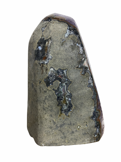 Amethist sculptuur op standvlak (Uruguay)