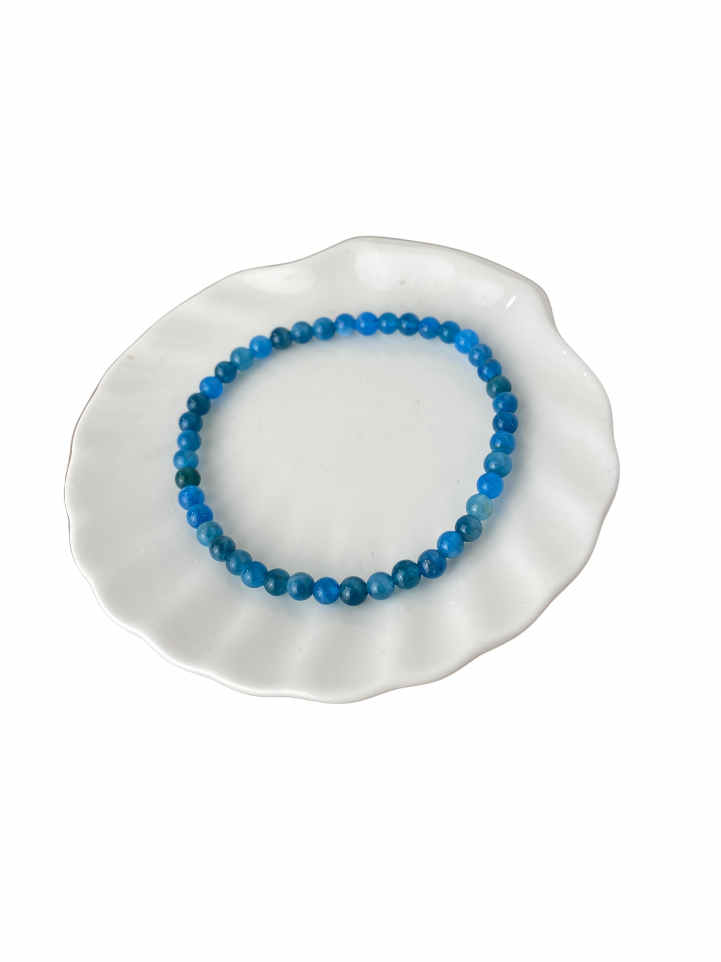 Apatite bracelet ball 6 mm