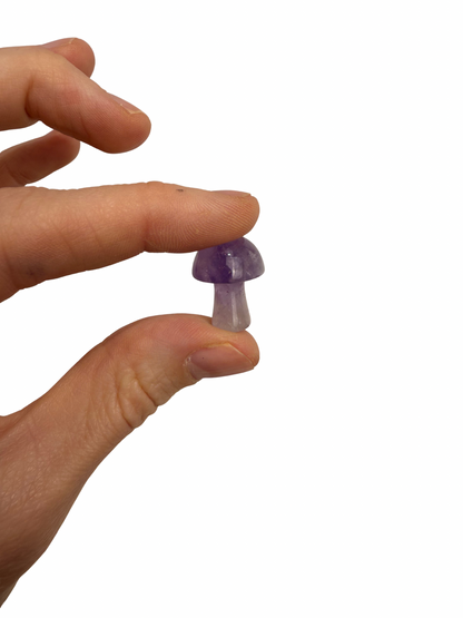 Amethist mini paddenstoel