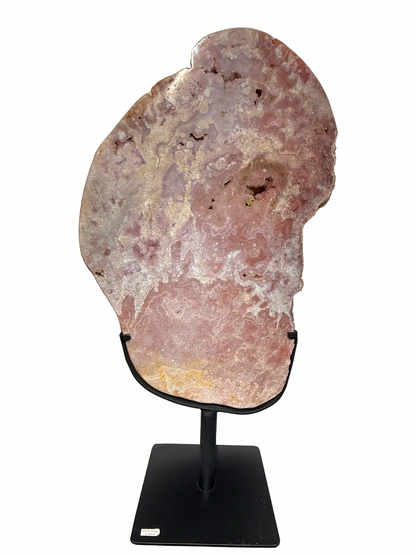 Roze Amethist (Chalcedoon) op standaard XXL (9 kg)