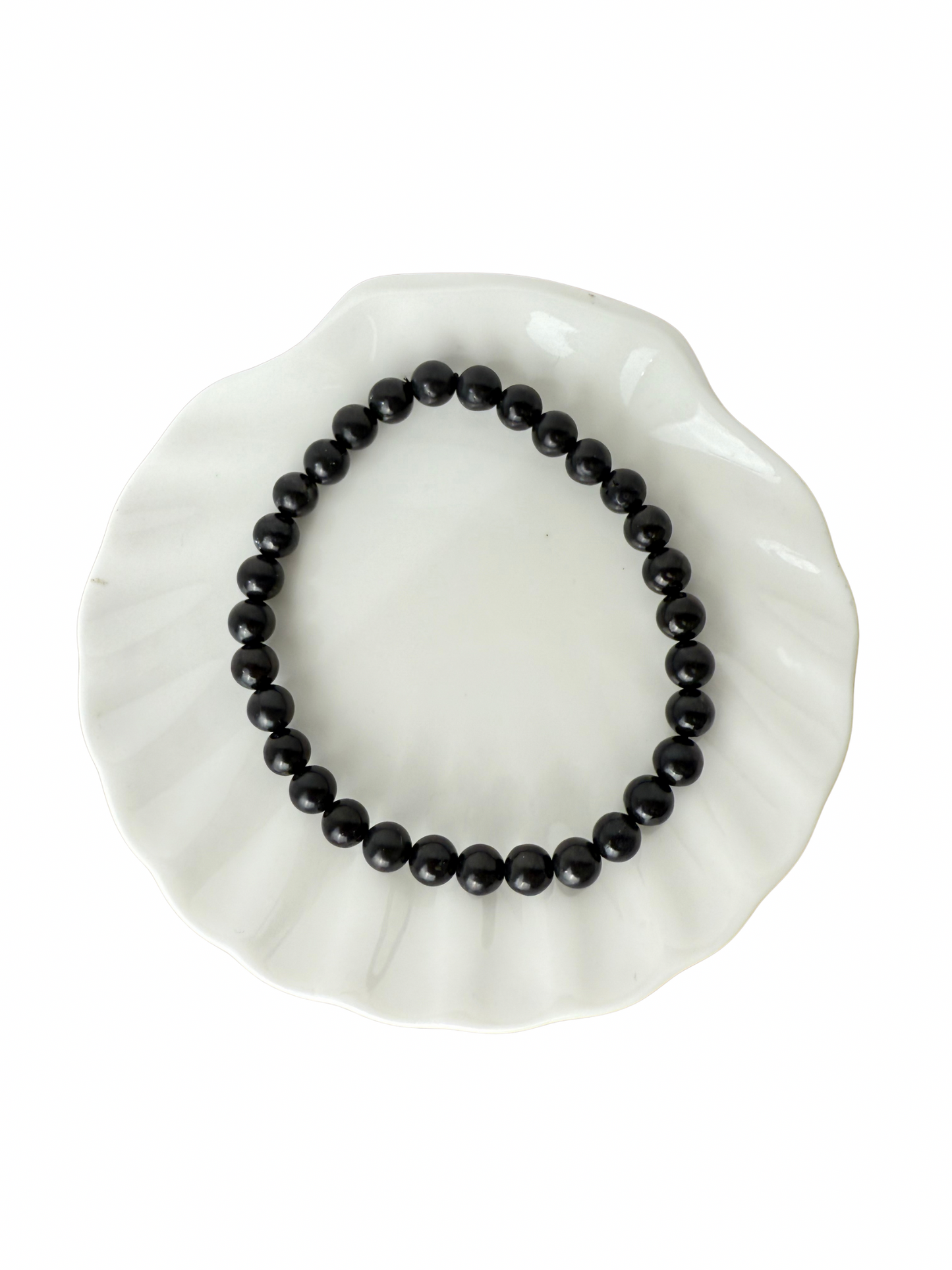 Shungite bracelet ball 6 mm