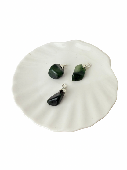 Olivia trommelsteen hanger Jade