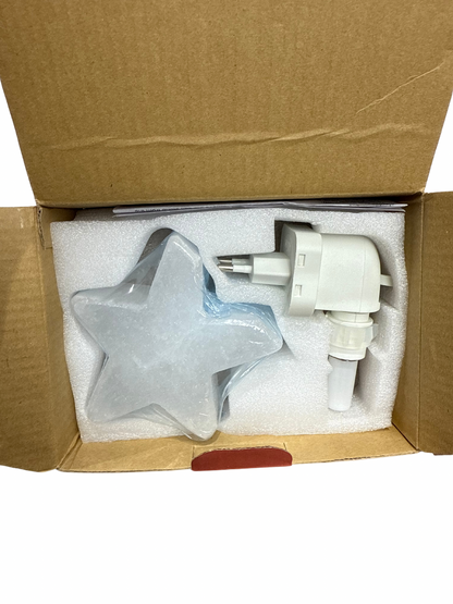 Himalaya nachtlampje ster wit