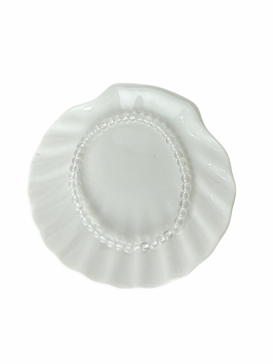 Bergkristal kogelarmband 4 mm