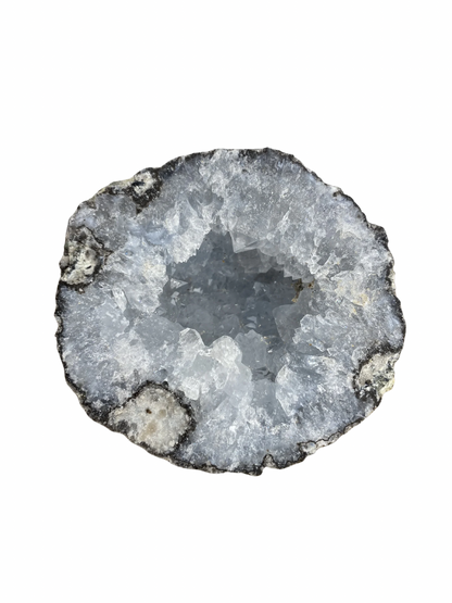 Blue Chalcedony (Blue Lace Agate) bracelet split