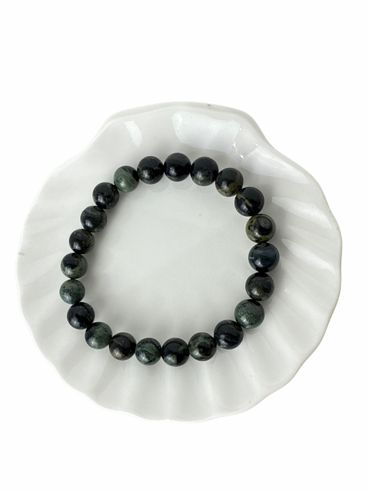 Eldariet (Kambaba Jaspis) kogelarmband 8 mm