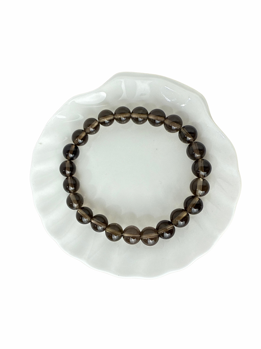 Rookkwarts armband kogel 8 mm