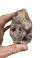 Roze Amethist (Chalcedoon) op standvlak 2