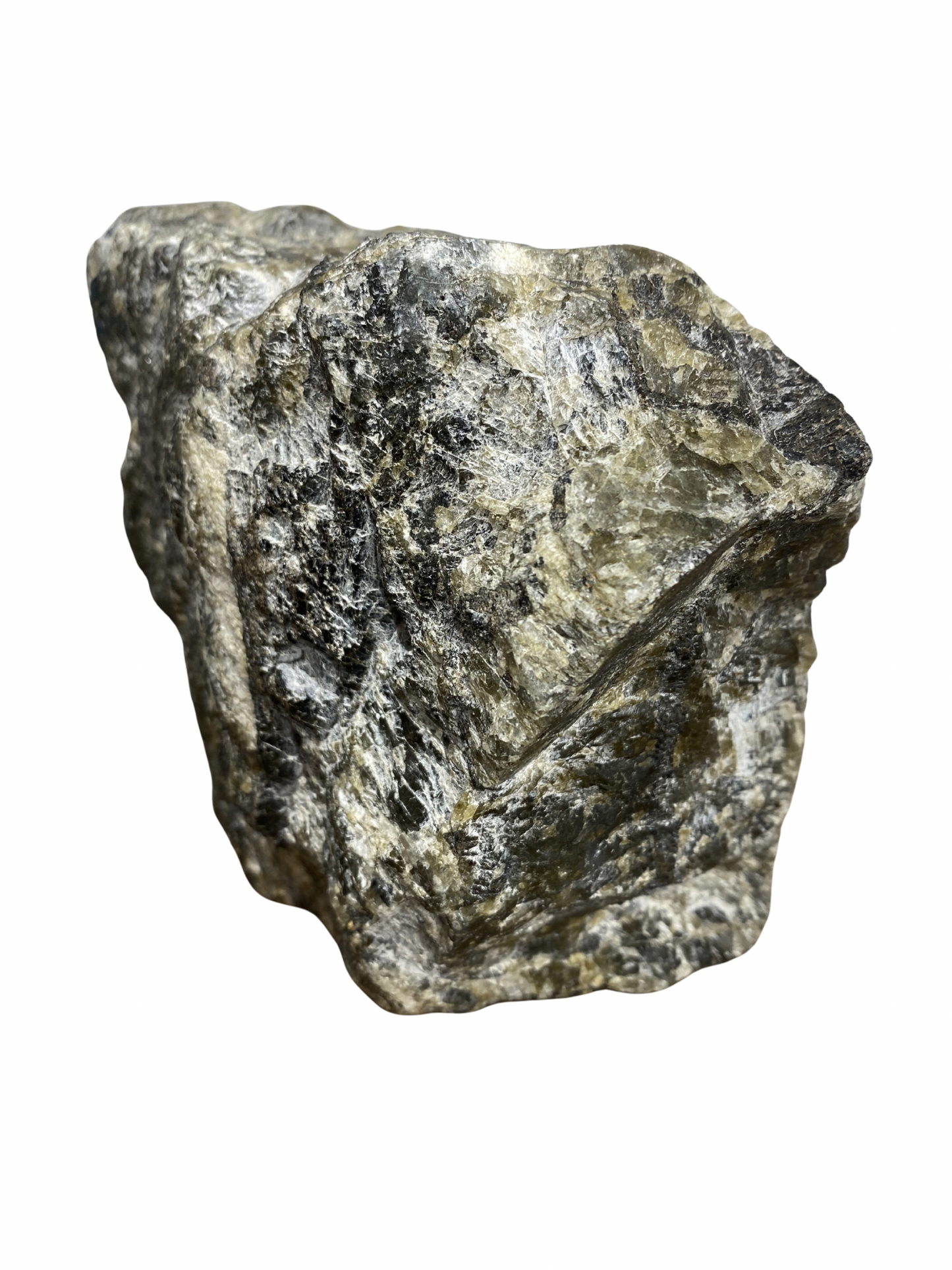 Labradoriet sculptuur half ruw