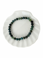 Moss agate bracelet ball 6 mm