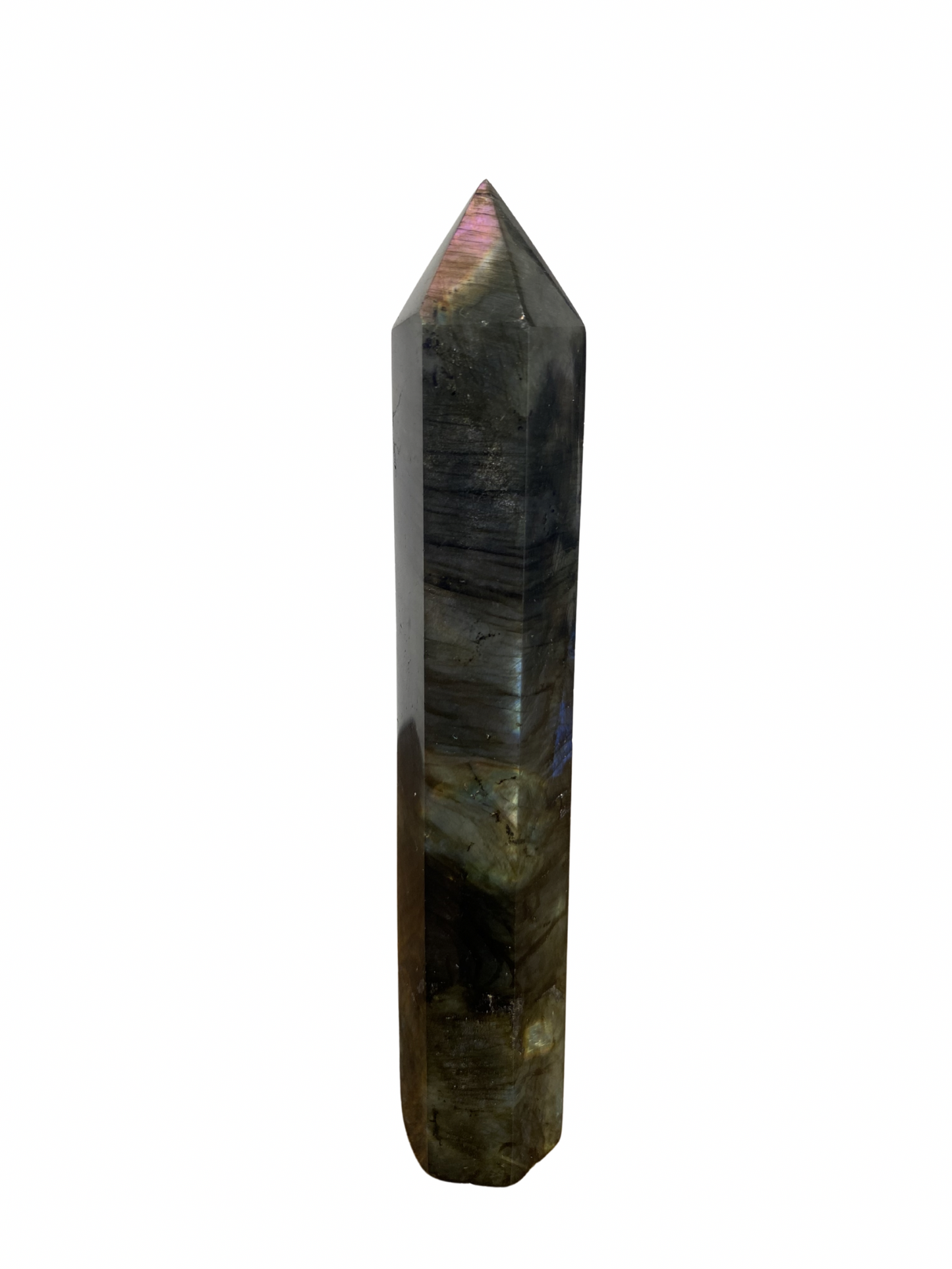 Pink Flower Agate Tower 2