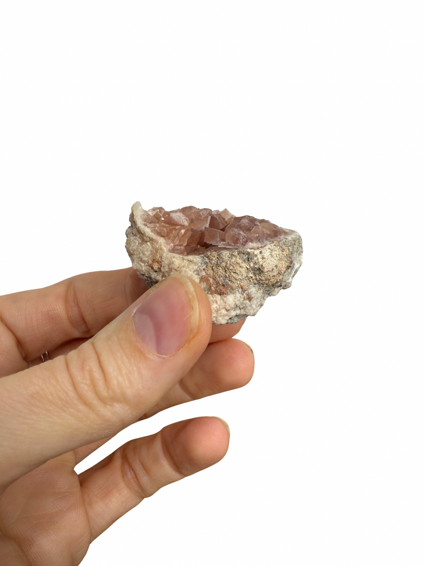 Roze Amethist geode uit Patagonië 2