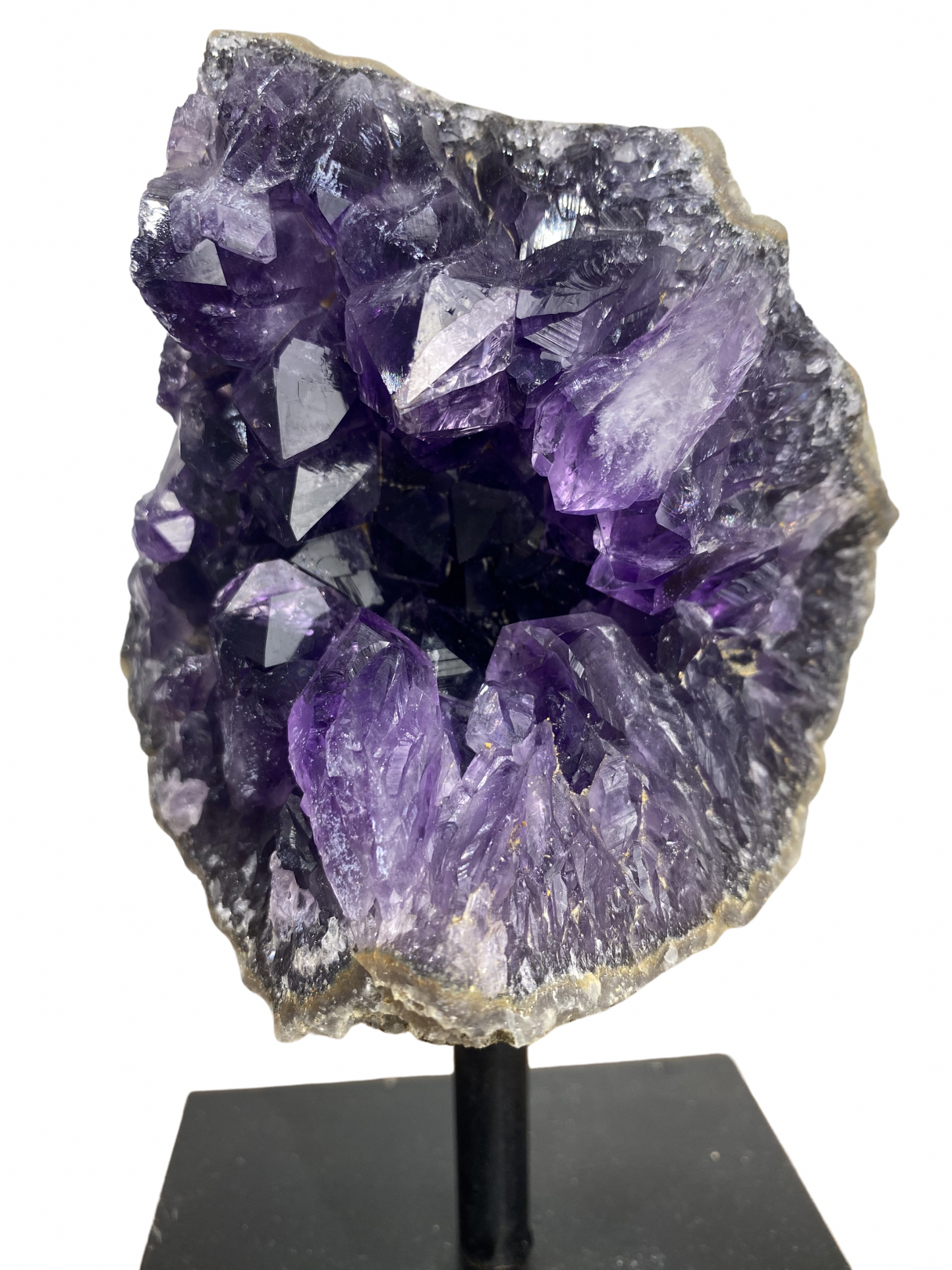 Amethist geode op standaard