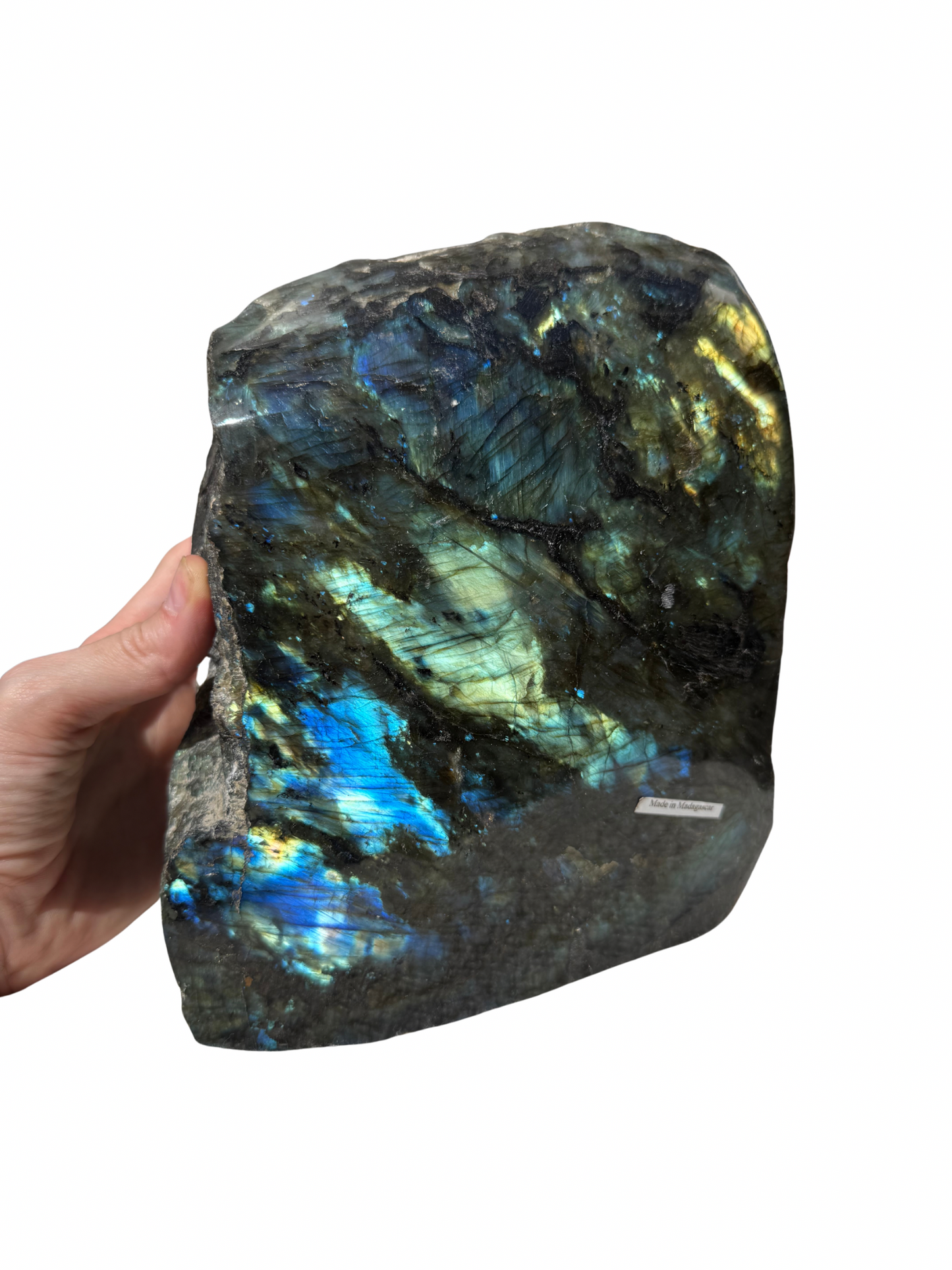 Labradoriet sculptuur half ruw XXL (8 kg)