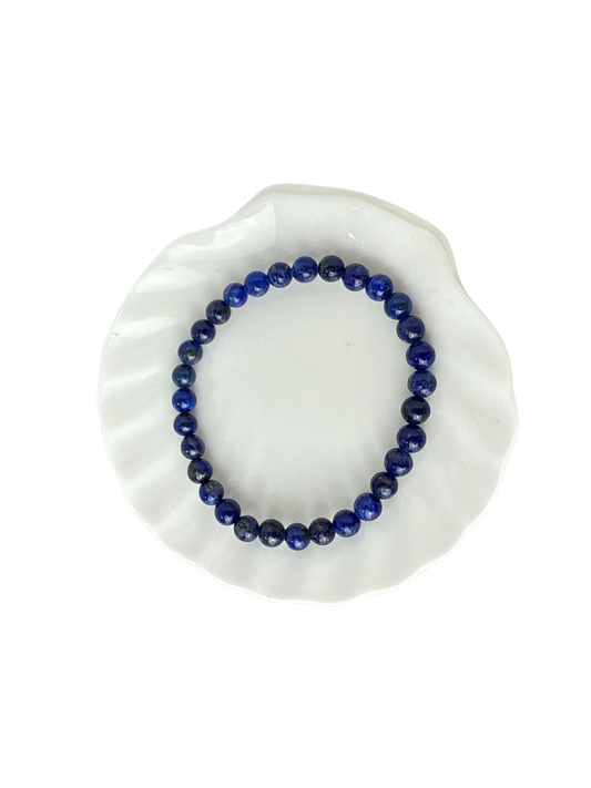 Lapis Lazuli armband kogel 6 mm