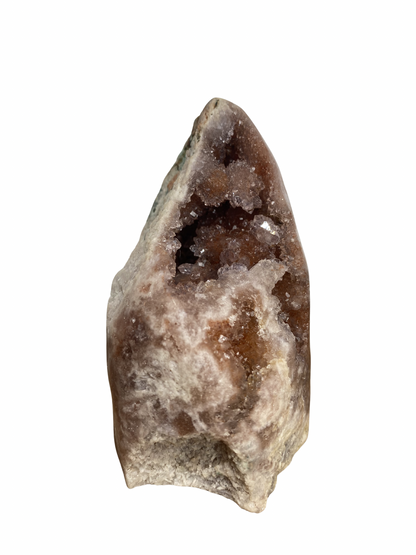 Roze Amethist (Chalcedoon) op standvlak