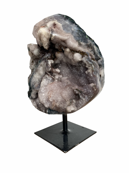 Roze Amethist (Chalcedoon) op standaard