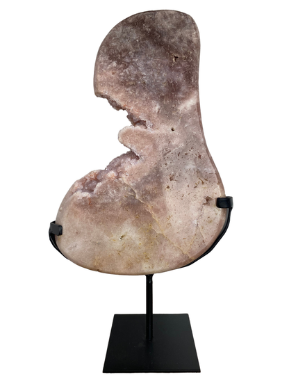 Roze Amethist (Chalcedoon) op standaard (Brazilië) | 1,5 kg