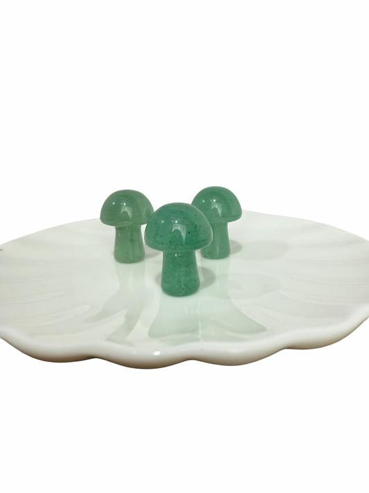 Aventurijn mini paddenstoel